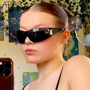 Punk Sports Sunglasses Women Brand Designer Wrap Around SunGlasses UV400 Eyewear